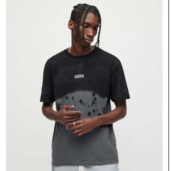 all saints tie dye t shirt